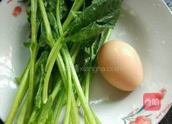 菠菜鸡蛋羹(可作婴儿辅食）的做法图解1