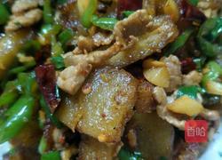 洋芋粑粑炒肉的做法图解10