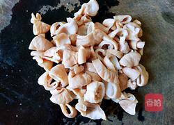 青椒炒大肠的做法图解4