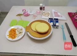 火烈鸟生日蛋糕粉色少女心的做法图解1