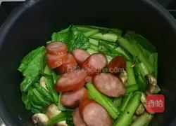 香肠炒小白菜（家常菜）的做法图解5