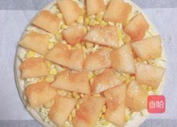 蜜瓜蔬果披萨的做法图解10