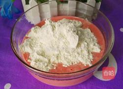 西瓜牛奶煎饼(心形)的做法图解8