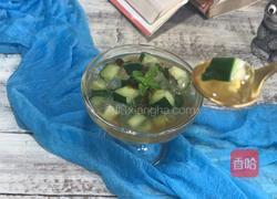 桂花蜜黄瓜冰粉的做法图解12