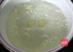 Illustration of how to make pork liver paste with vegetable leaves 8