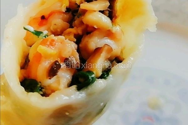 香菇小白菜虾饺