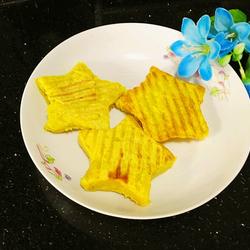 芒果牛奶煎饼（星形）的做法[图]