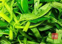 干豆豉蒜蓉炒通菜的做法图解1