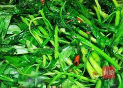 干豆豉蒜蓉炒通菜的做法图解3