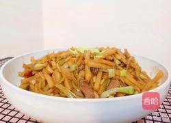 家常土豆丝炒豆角的做法图解15