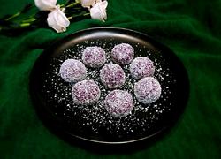 紫薯糯米椰丝球