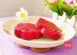 火龙果牛奶煎饼(花形)的做法图解19