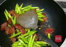 竹笋炒腊肠的做法图解5