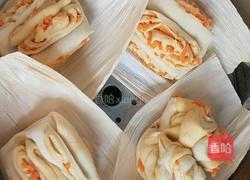 胡萝卜双色花卷的做法图解14