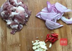 五花肉炒四季豆的做法图解1