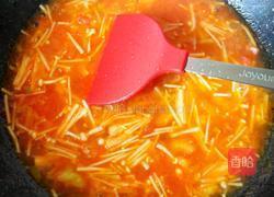 茄汁金针菇炖豆腐的做法图解12