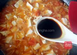 茄汁金针菇炖豆腐的做法图解14