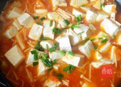 茄汁金针菇炖豆腐的做法图解16