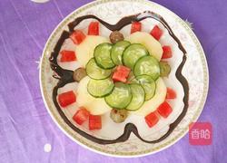 水果蔬菜拼盘沙拉的做法图解7