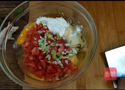 番茄鸡蛋饼的做法图解2