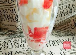 西瓜牛奶刨冰的做法图解6