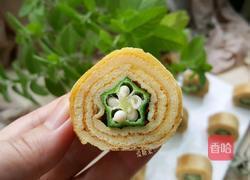 秋葵厚蛋烧的做法图解10