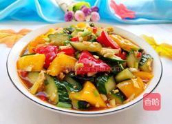 凉拌黄瓜彩椒的做法图解17