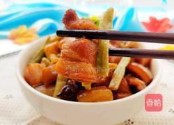 鲜豆角炖肉的做法图解1