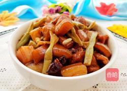 鲜豆角炖肉的做法图解15
