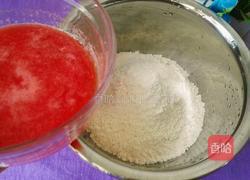 花形西瓜馒头的做法图解7