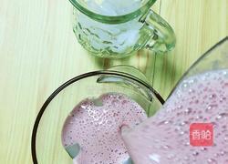 樱桃椰果奶昔的做法图解7