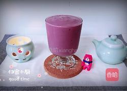 玫瑰紫薯牛奶冰沙的做法图解10