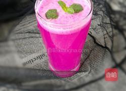 鲜榨火龙果汁的做法图解5