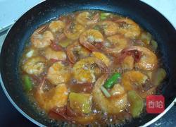 西红柿炒虾的做法图解7