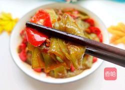 辣炒白扁豆的做法图解1