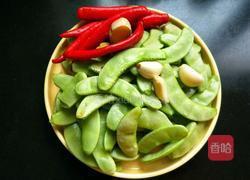 辣炒白扁豆的做法图解2