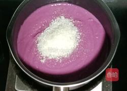 紫薯牛奶小方糕的做法图解9