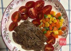 减脂牛排的做法图解3