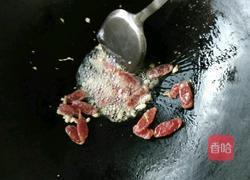 腊肠炒黄瓜的做法图解4