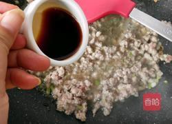 馄饨皮烧麦馅煎饼的做法图解7