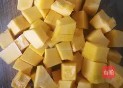 Illustration of making red dates, pumpkin and wolfberry porridge 2