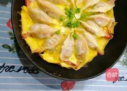 Illustration of how to make egg-roasted dumplings 3