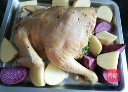 蒜香辣味烤鸡(家常版)的做法图解5