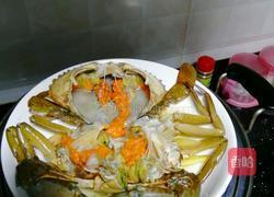葱油青蟹的做法图解2