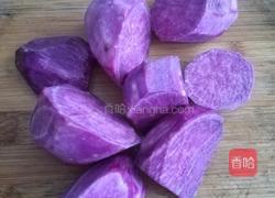 红薯紫薯小饼的做法图解2