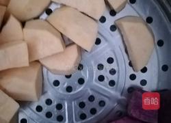 红薯紫薯小饼的做法图解3