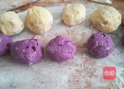 红薯紫薯小饼的做法图解9