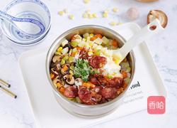 腊肠土豆脱糖饭的做法图解10