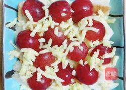 红提芝士烤吐司布丁的做法图解12