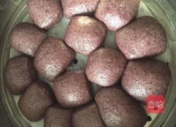 四步做好全麦紫米馒头的做法图解4